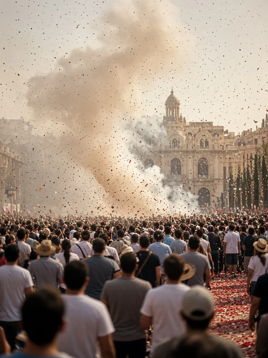 Mascletà, plantà, ofrenda y cremà: guía práctica Fallas 2027
